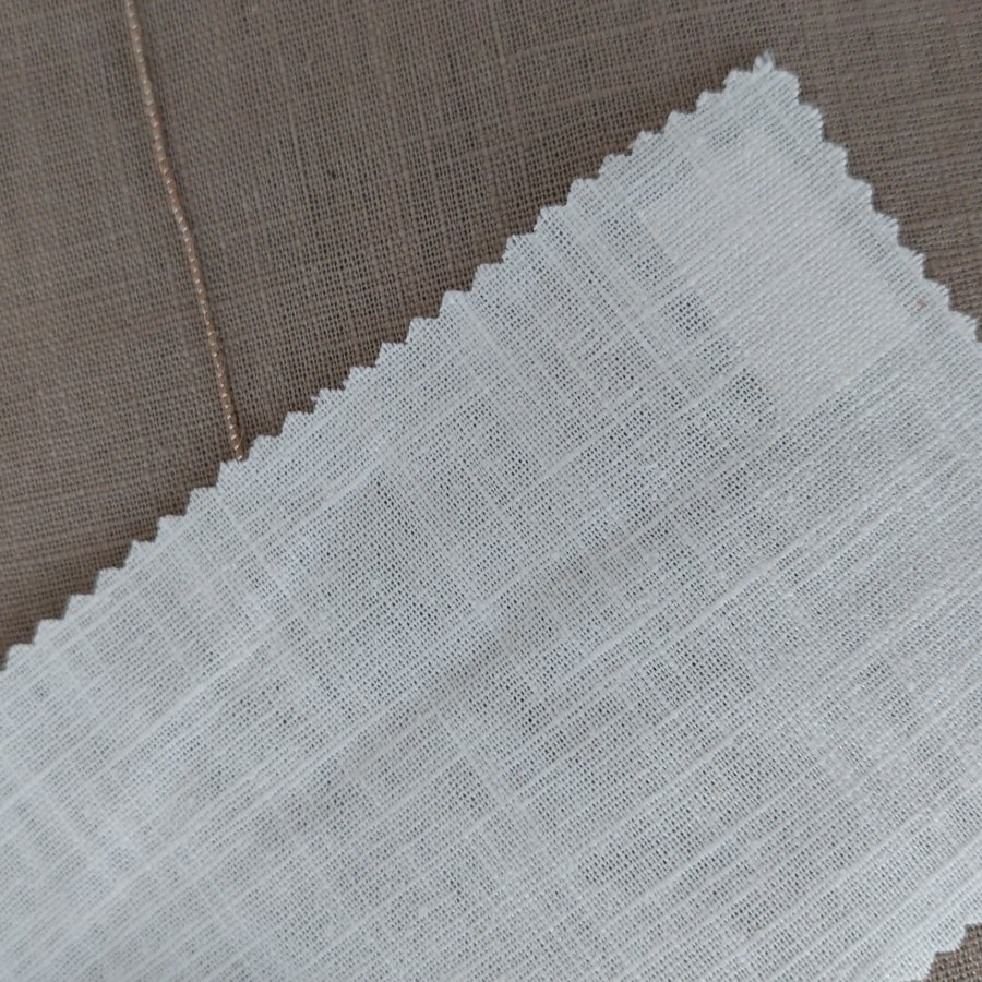 Ľanová obliečka na vankúš stará biela/ Old White 70*50cm