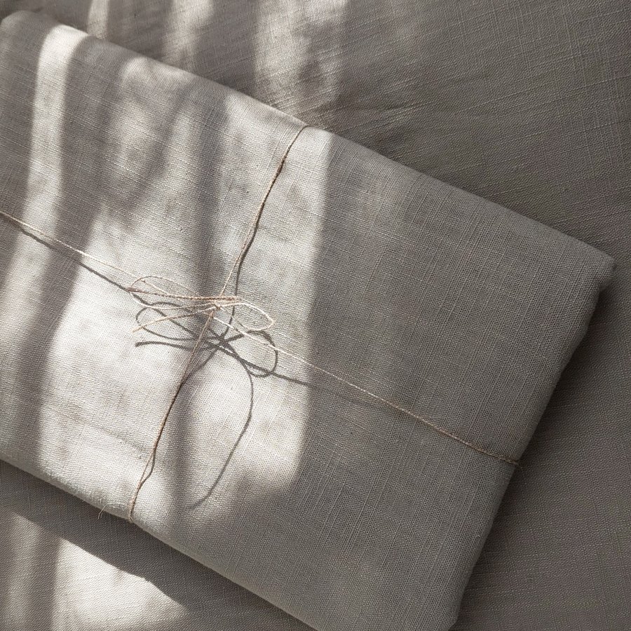 Ľanový obrus ľanovo hnedý /Old Linen 240*125 cm