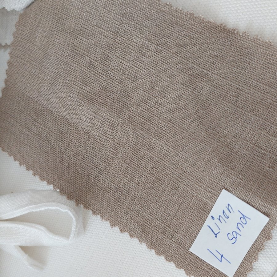 Ľanová obliečka na vankúš Old Linen 40*40cm /hnedá