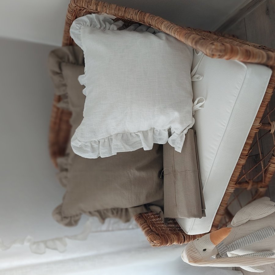 Ľanová obliečka na vankúš Old Linen 70*50cm /hnedá