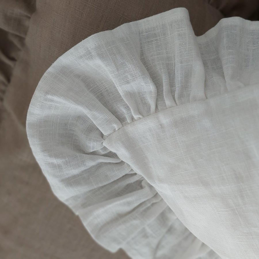 Ľanová obliečka na vankúš Old Linen 70*50cm /hnedá
