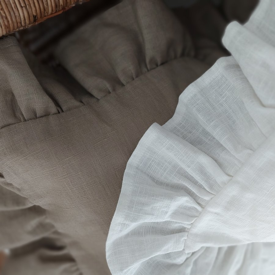 Ľanová obliečka na vankúš Old Linen 70*50cm /hnedá