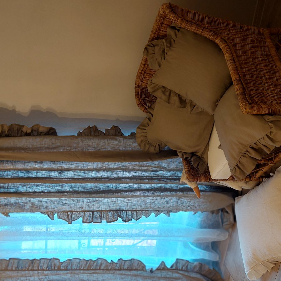 Ľanová obliečka na vankúš Old Linen 70*50cm /hnedá