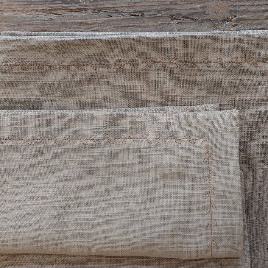 Ľanový obrus /štóla Old Linen 160*45 cm