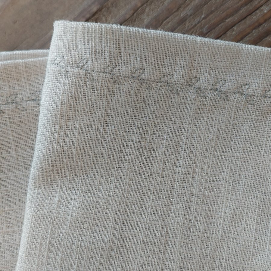 Ľanové obrúsky svetlá sivá /Light Grey set 4ks