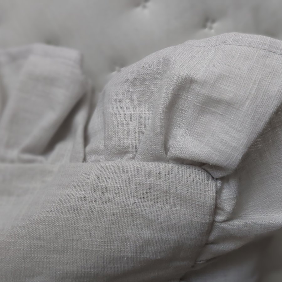Ľanová obliečka na vankúš Light Grey 40*40cm