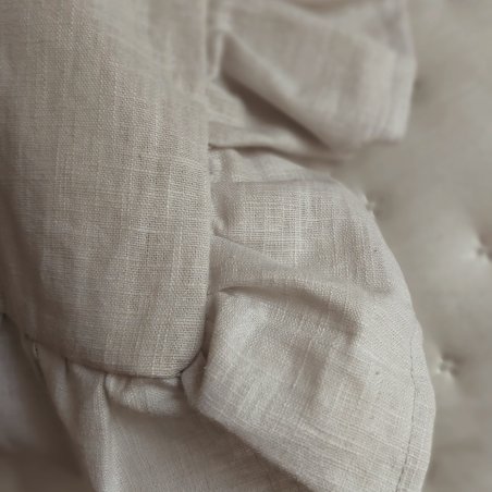 Ľanová obliečka na vankúš Light Grey 50*50cm