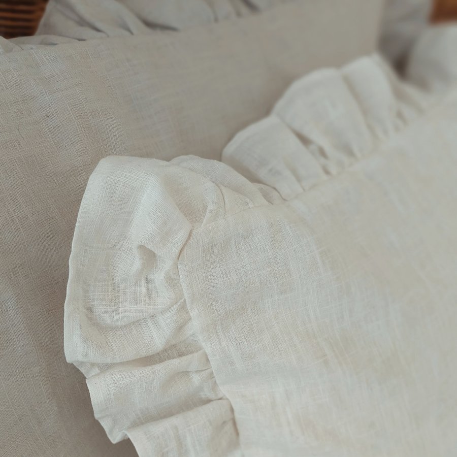 Ľanová obliečka na vankúš Light Grey 70*50cm