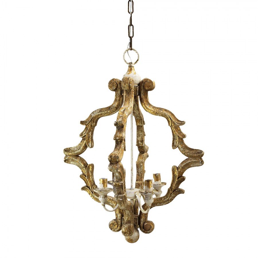 Závesná lampa Vintagegold