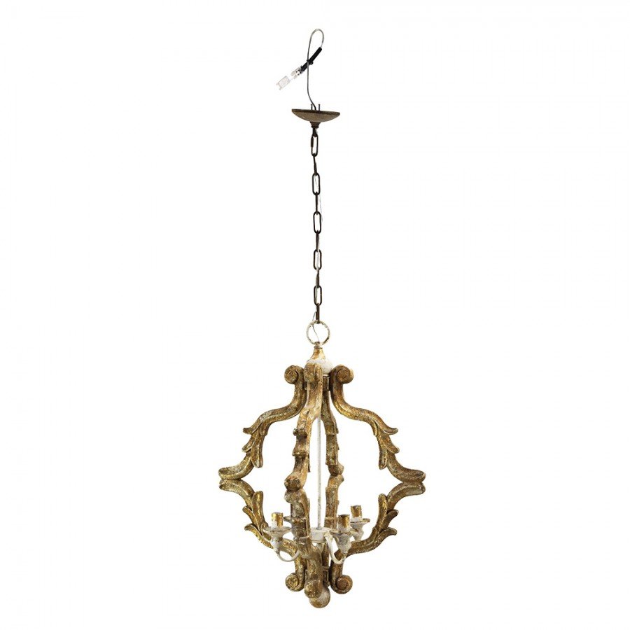 Závesná lampa Vintagegold