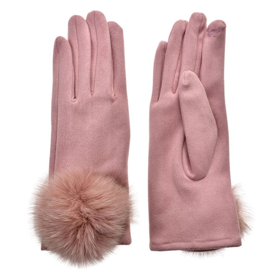 Dámské elegantné rukavice PINK