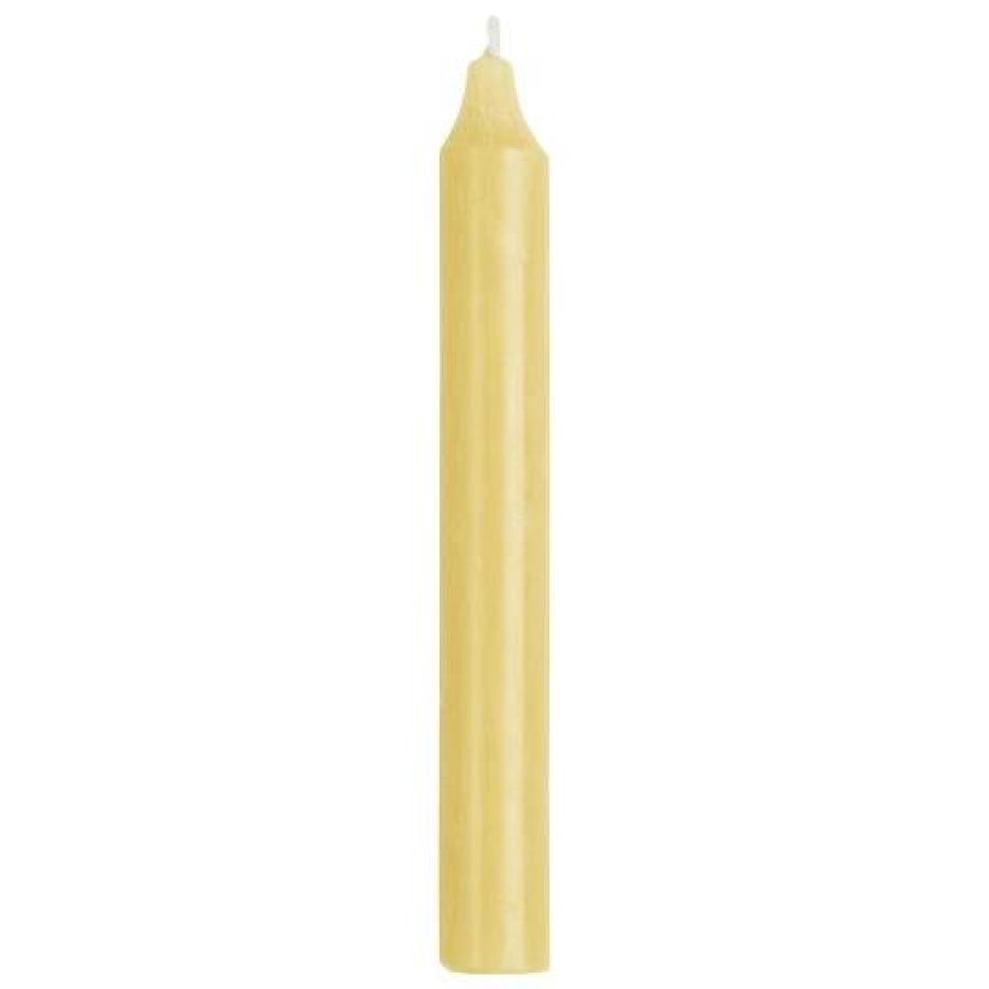 Rustikálna sviečka žltá / yellow rustic