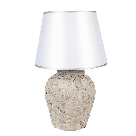 Stolná terakotová lampa