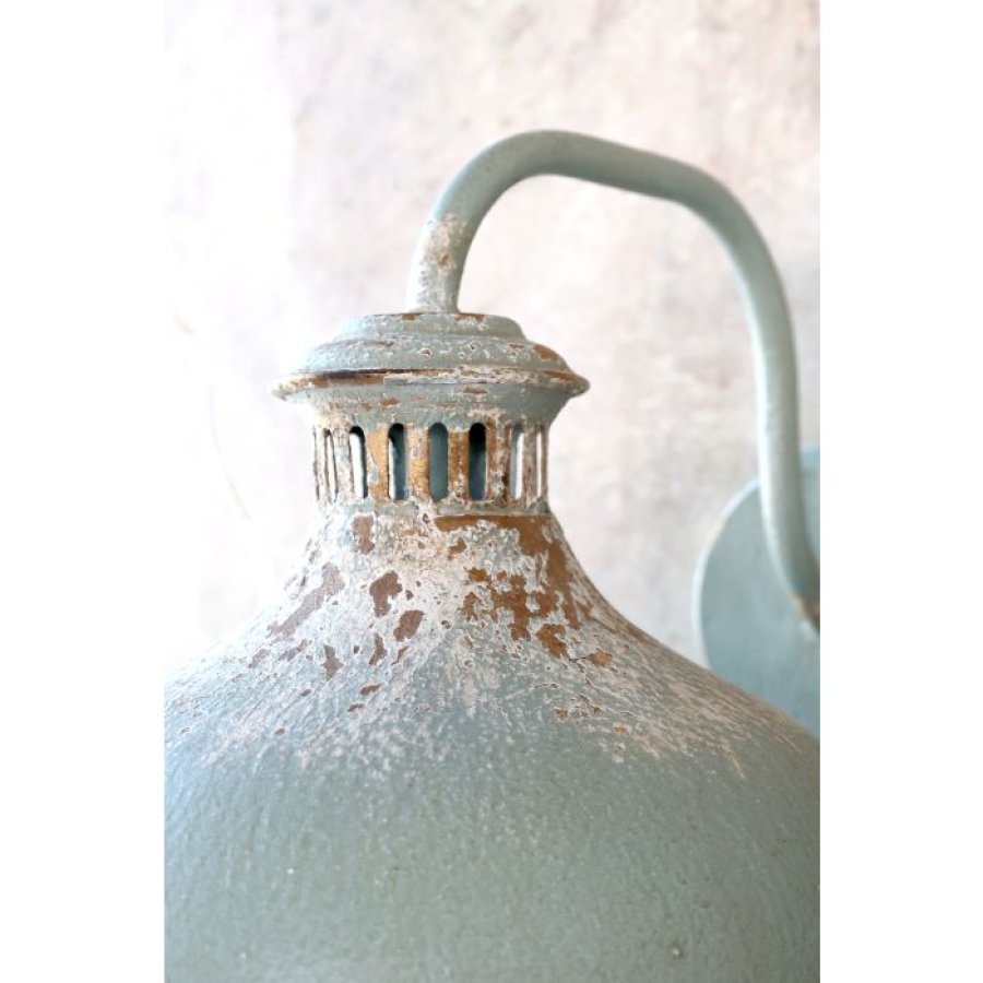 Lampa na stenu Vintage modrá