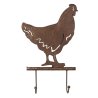 Nástenný kovový vešiak CHICKEN
