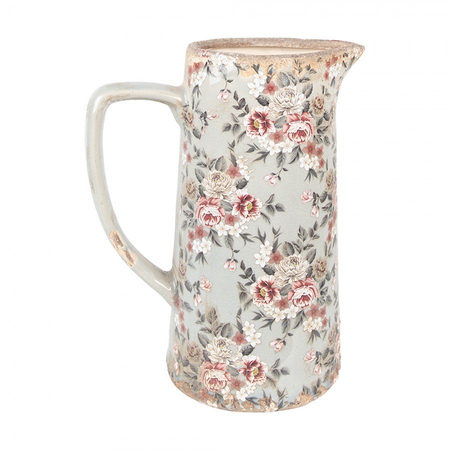 Originálny keramický džbán FLOWERS 26cm 1L