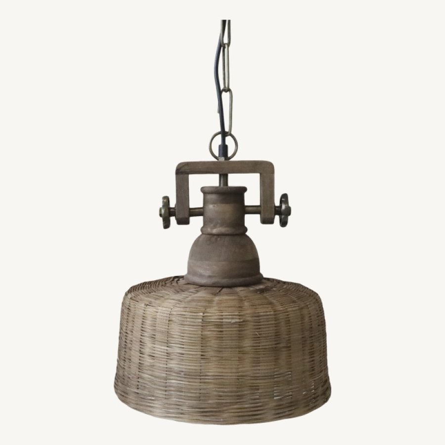 Lampa z prúteného ratanu 50cm