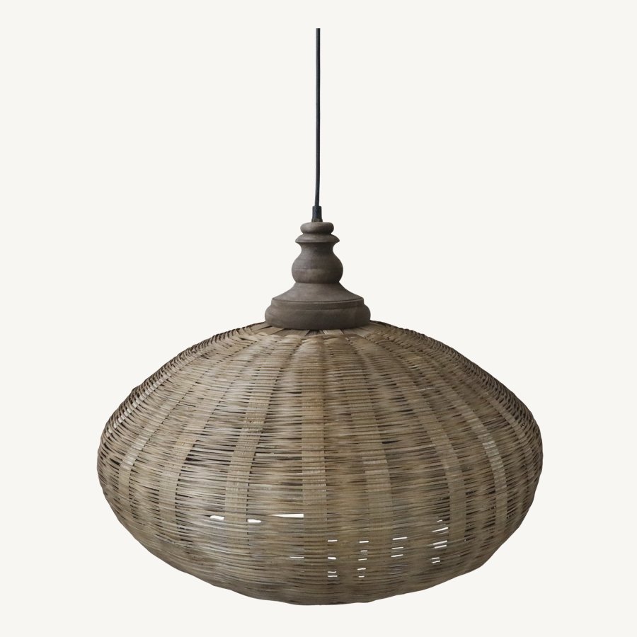 Lampa z prúteného ratanu 50cm