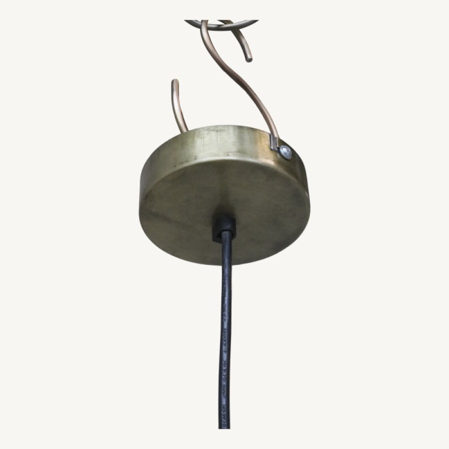 Lampa z prúteného ratanu 45 cm