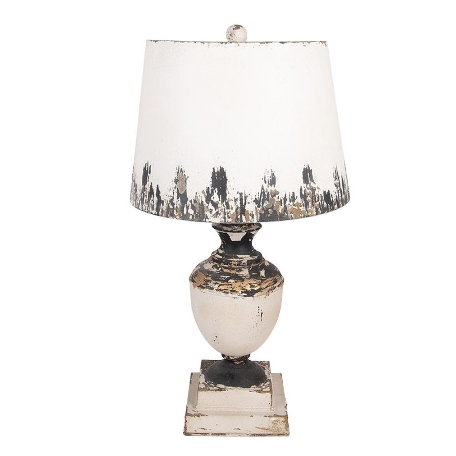 Stolná lampa kovová