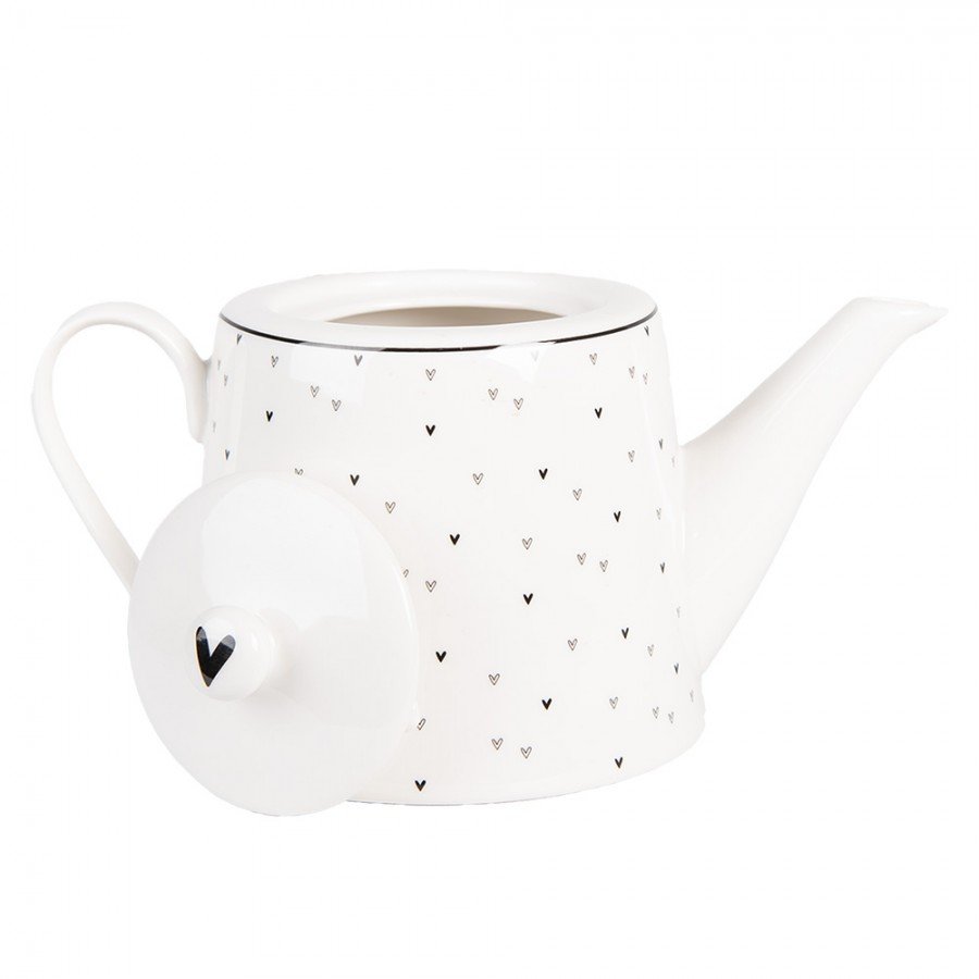 Porcelánová kanvica SRDIEČKA