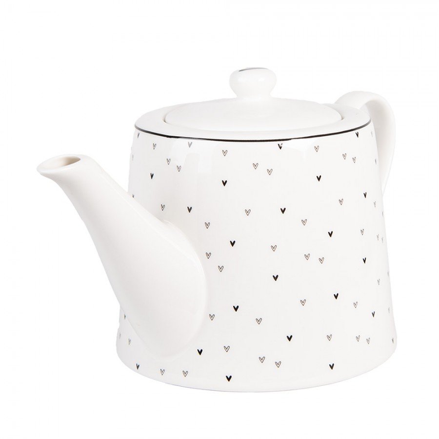 Porcelánová kanvica SRDIEČKA