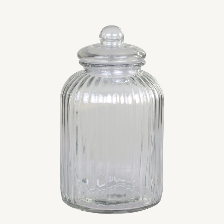 Skladovacia nádoba číra s vrúbkami 4600ml