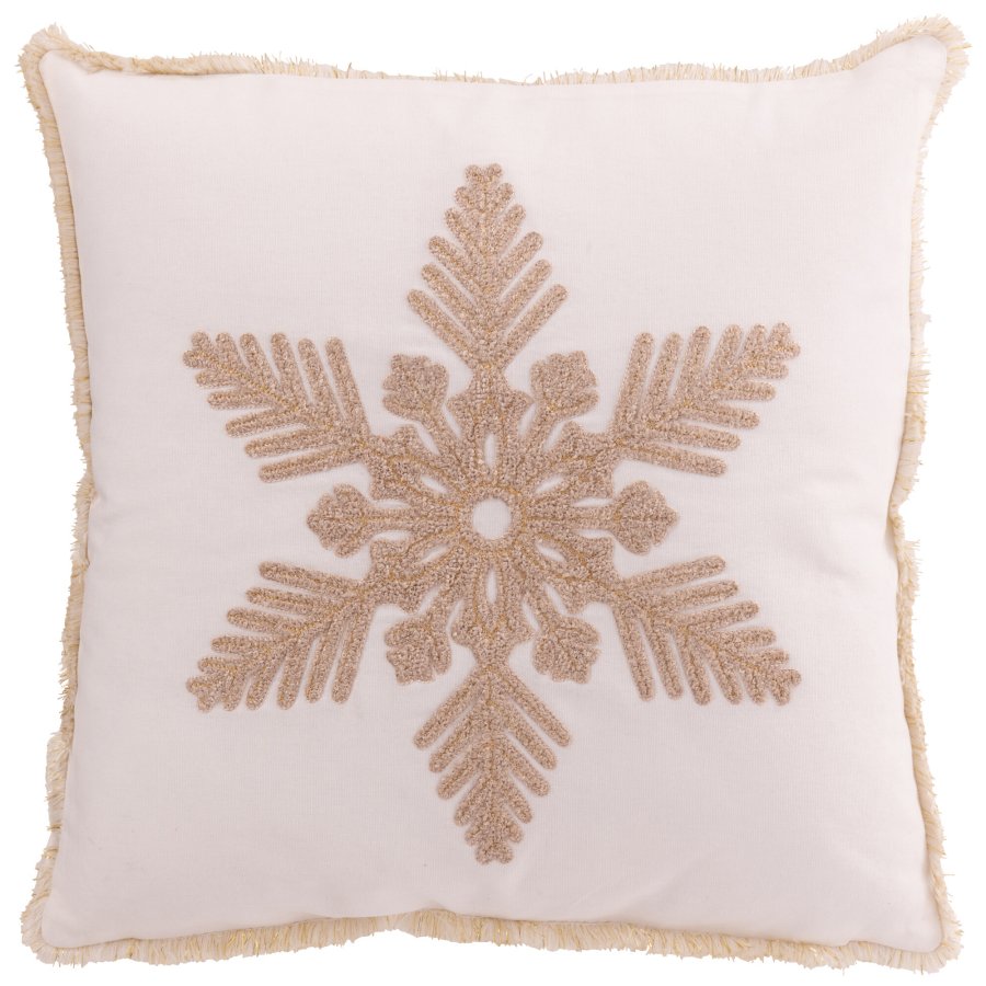 Vankúš snehová vločka 45cm