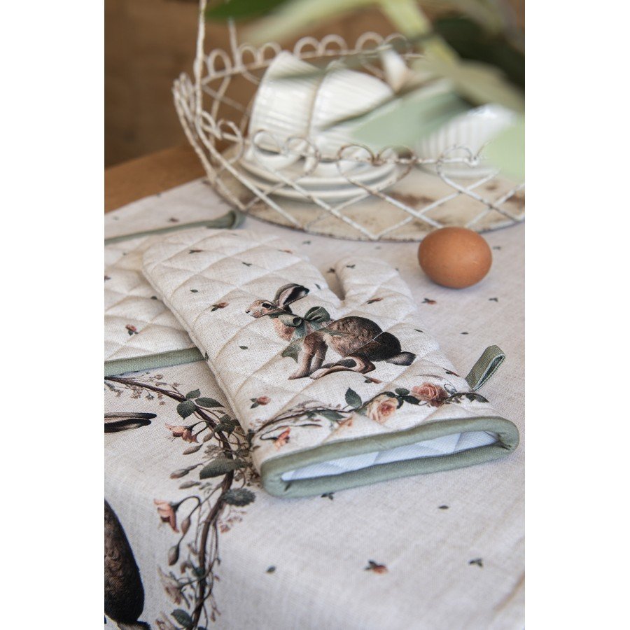 Obrus NATURAL LINEN EASTER