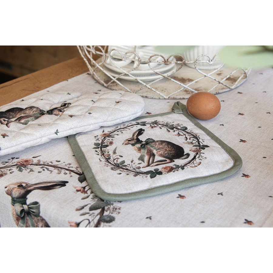 Obrus NATURAL LINEN EASTER