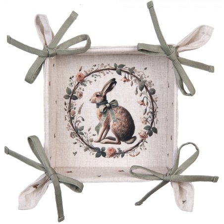 Košík na pečivo NATURAL LINEN EASTER