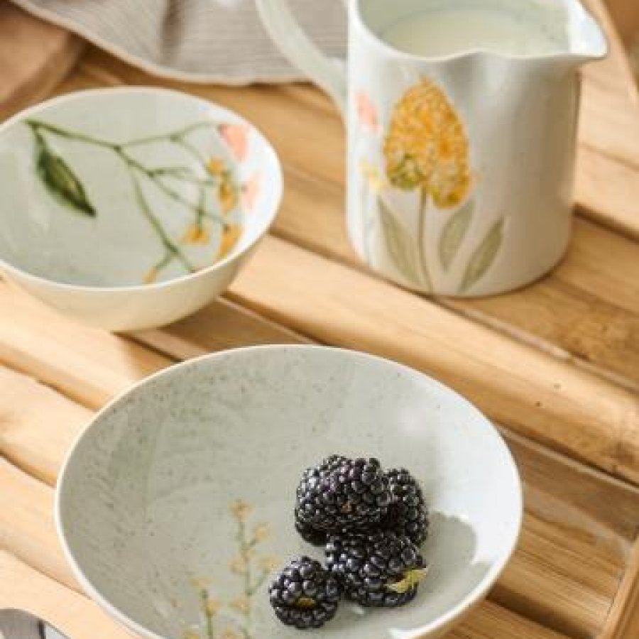Dezertová miska handmade s kvetmi