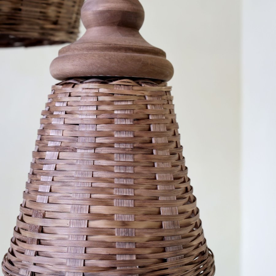 Lampa z ratanu Ø22 cm