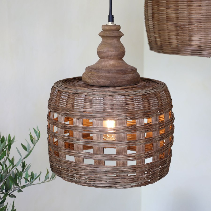 Lampa z ratanu Ø31 cm
