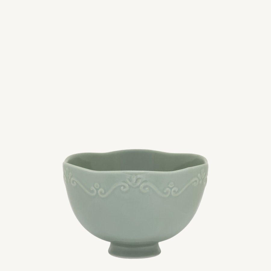 Provence Bowl – Porcelánová miska v šalviovo-zelenej farbe (650 ml)
