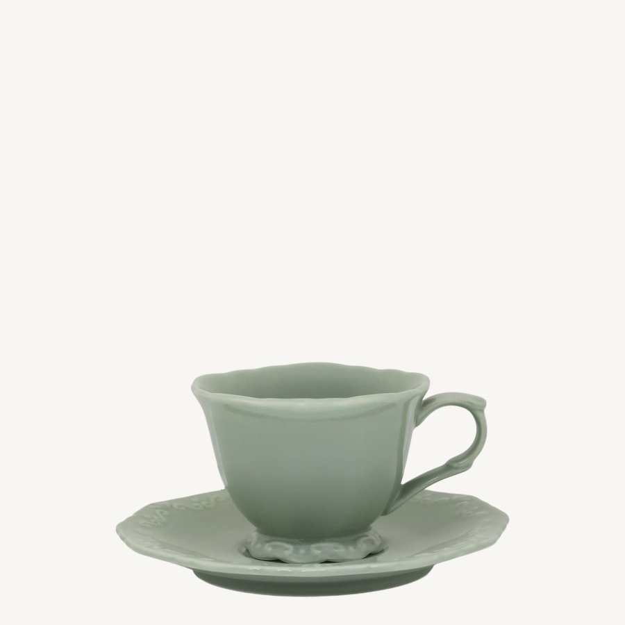 Provence Coffee Cup – Porcelánová kávová šálka s podšálkou (180 ml)