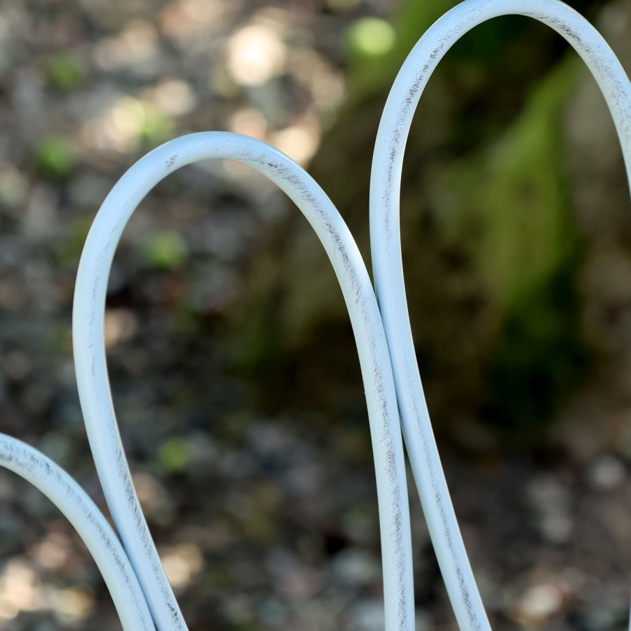 Kovový bistro set (1+2) – Nebeská modrá