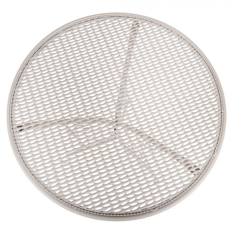 Biely kovový bistro set