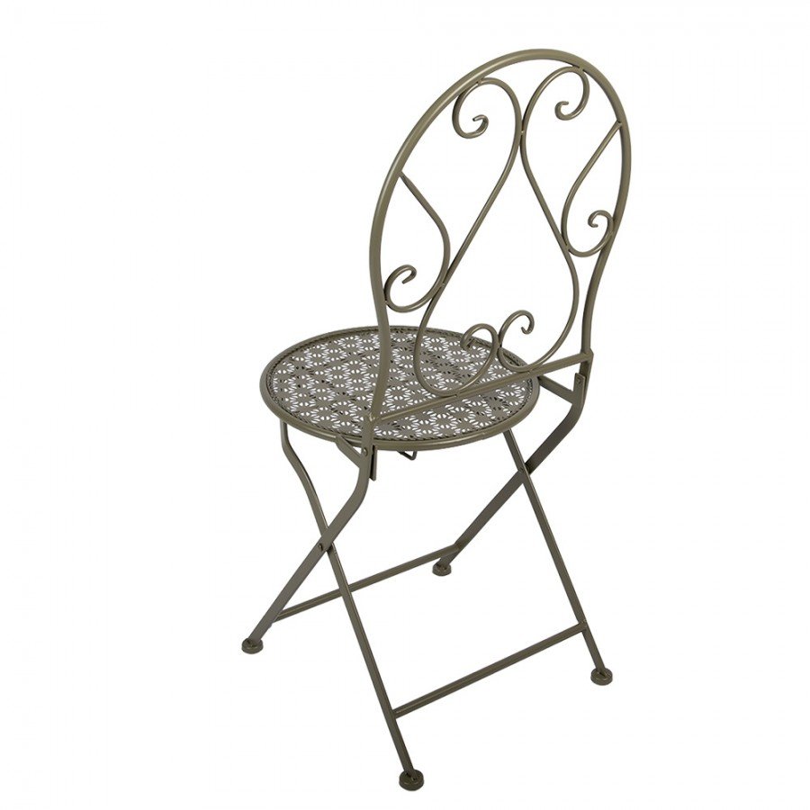 Kovový záhradný bistro set zelený 2+1