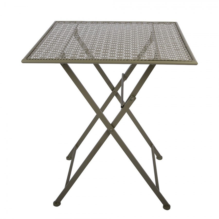 Kovový záhradný bistro set zelený 2+1