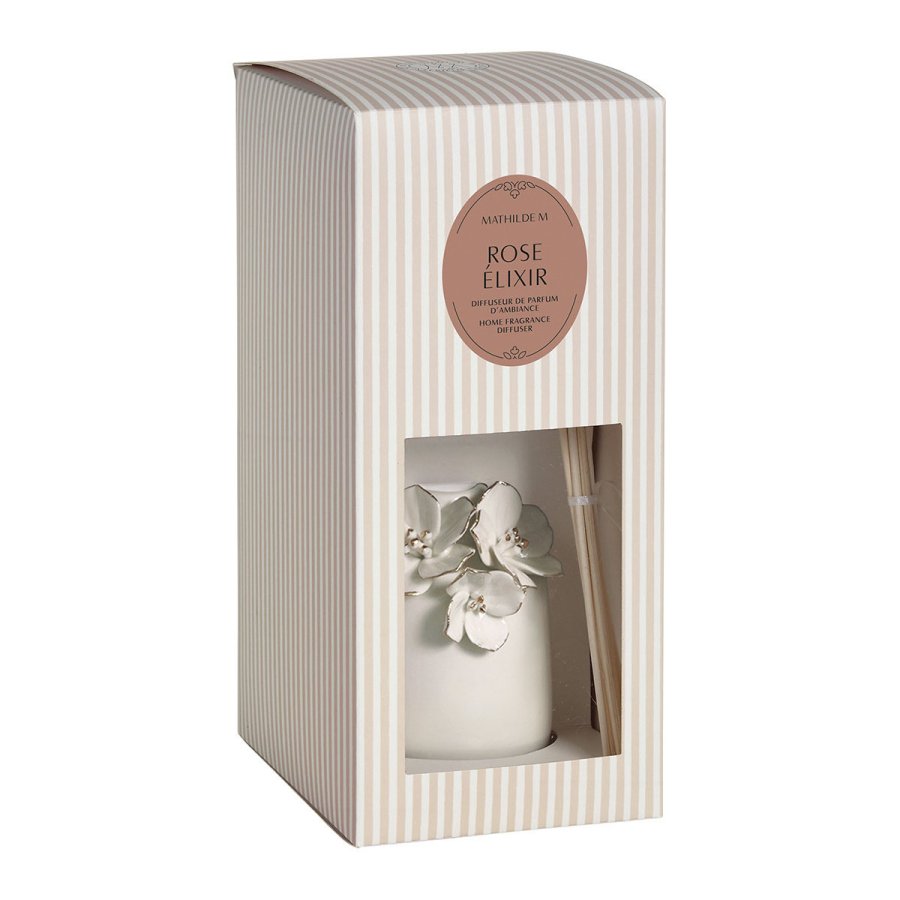Keramický aróma difúzor Rose Elixir ml