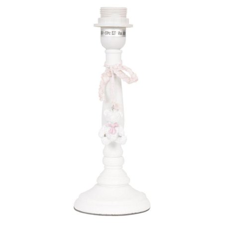 Biela noha ku stolnej lampe