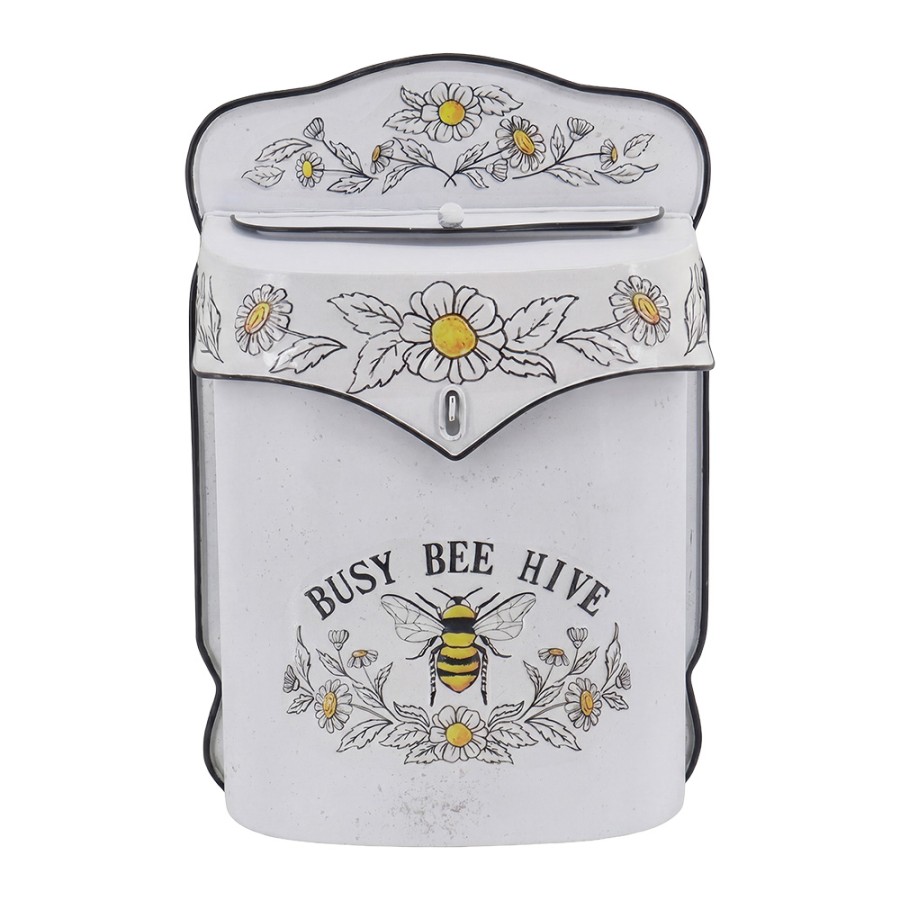 Biela poštová schránka BEE – vintage dekorácia | Clayre & Eef
