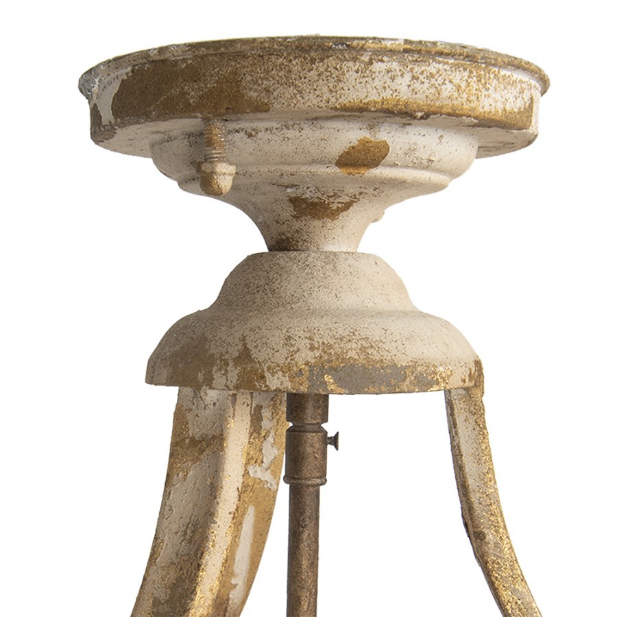 Závesná vintage lampa hnedá vintage 3-ramenná | Clayre & Eef