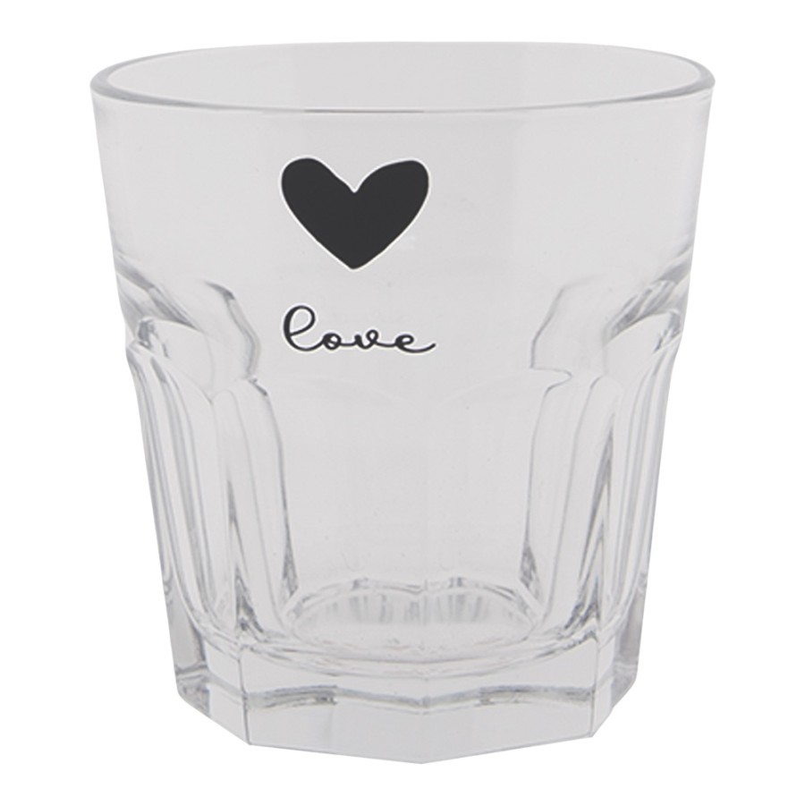 Pohár na vodu LOVE BIRDS 180 ml | Clayre & Eef 6 kusov