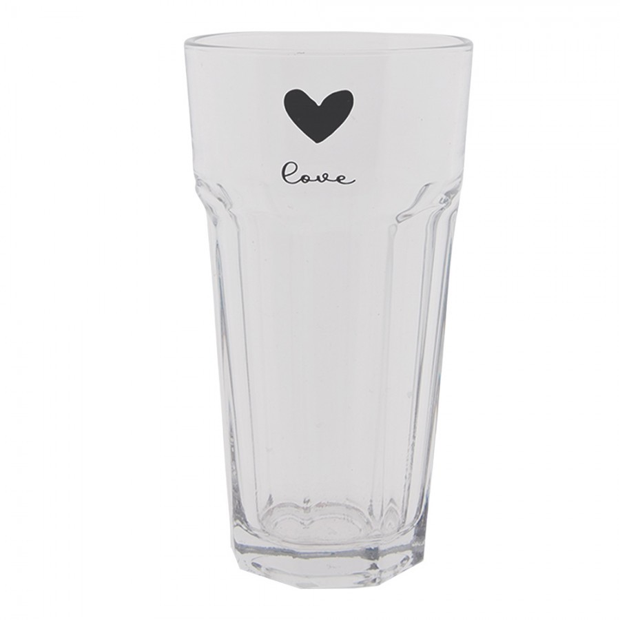 Pohár na vodu LOVE BIRDS 320 ml | Clayre & Eef   6 kusov
