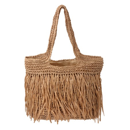 Plážová taška v boho štýle so strapcami | Juleeze | 42 × 42 cm