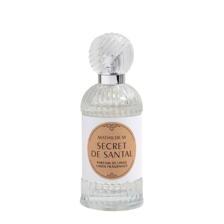 Francúzsky parfum na textílie Mathilde M Secret de Santal 75 ml
