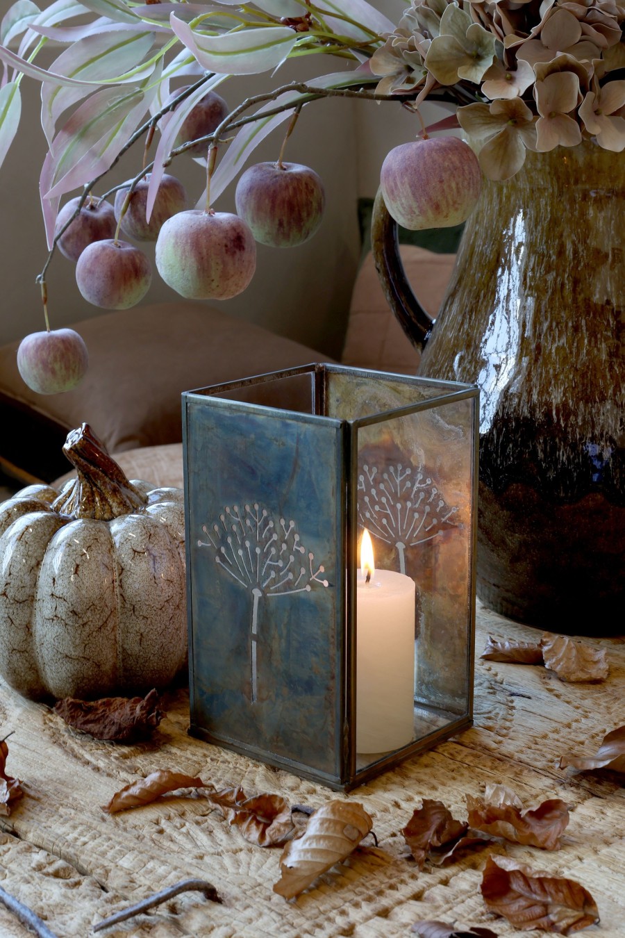Keramická tekvica Pumpkin antique white | PALAST