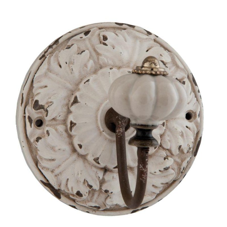 Vešiak s porcelánovou knopkou